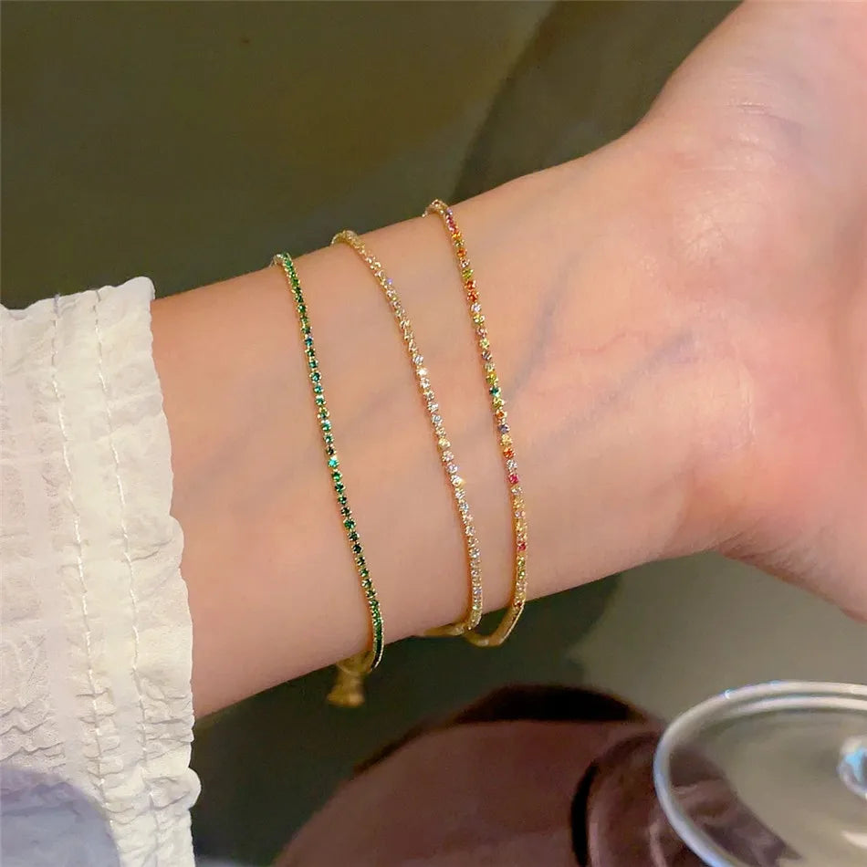 Stackable Tennis Bracelets