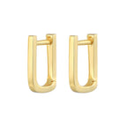 Mini 925 Sterling Silver Dainty Earrings in Gold Plated